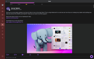 Mac版「Ivory」リリースを告げるTapbotsのトゥート（スクリーンショット）